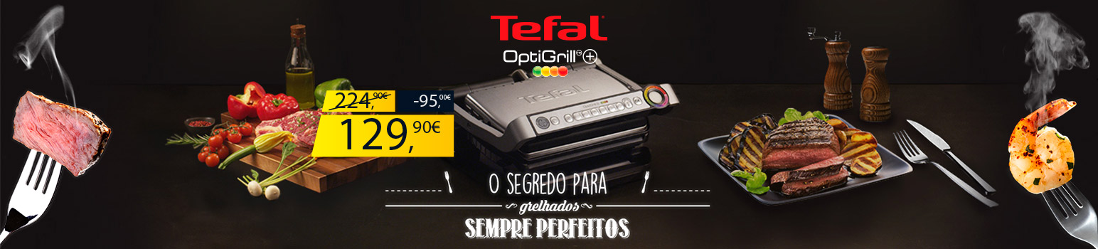Grelhador Tefal Optigrill + 2000W