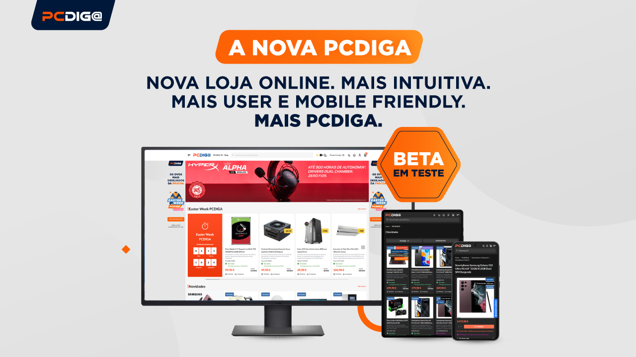 Novo site PCDIGA