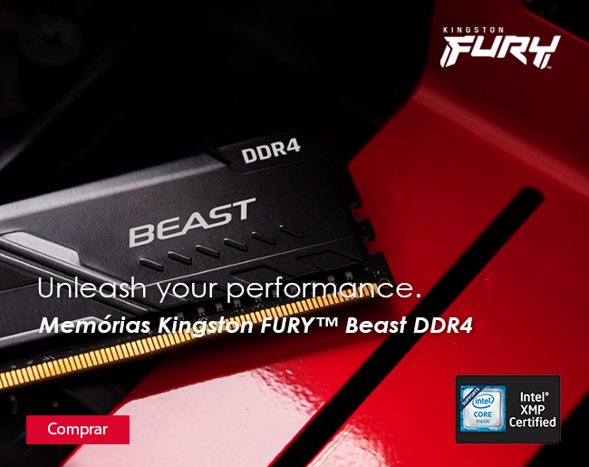 Memórias Kingston FURY™ Beast DDR4