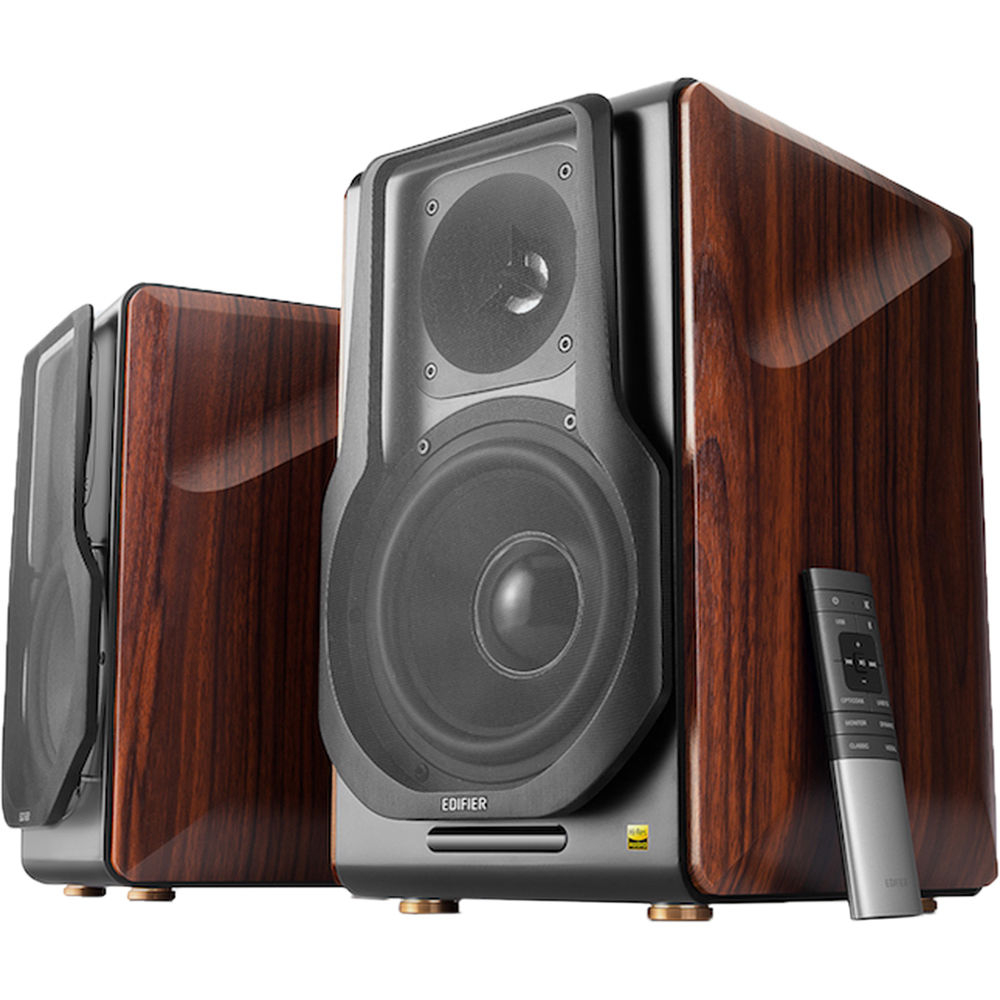 Colunas Hi-Fi Edifier S880DB Hi-Res 2.0 Bookshelf Studio 88W Brancas