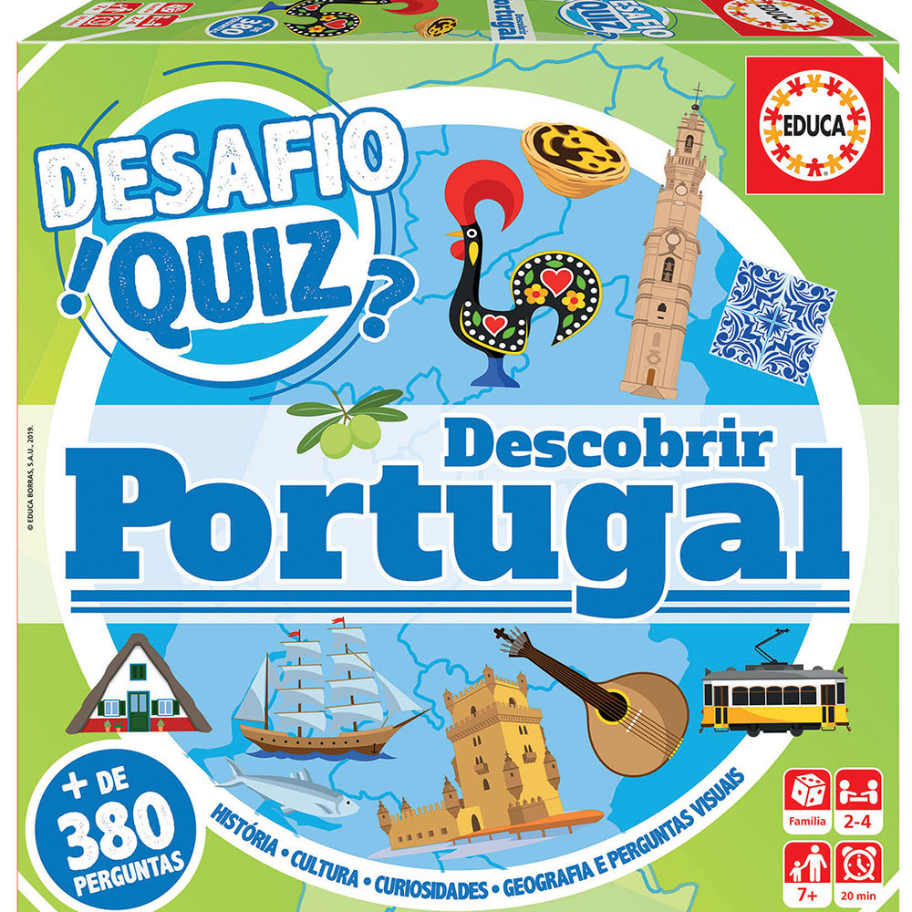 Desafio Quiz - Descobrir Portugal - Educa Borras