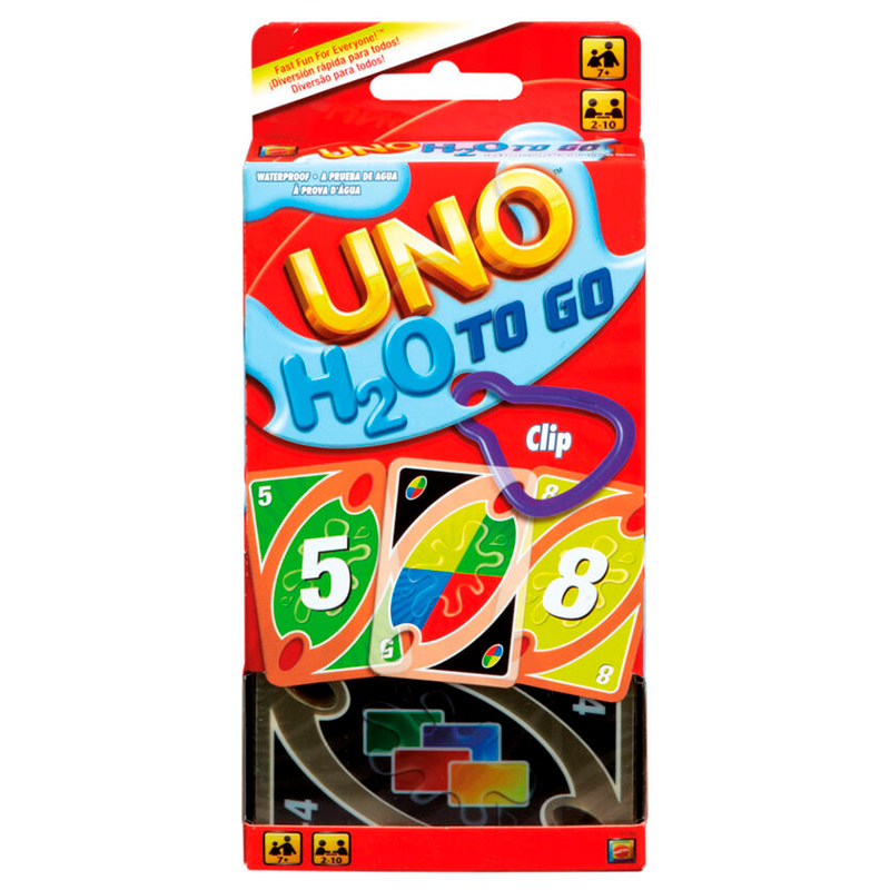 Jogo de Cartas Mattel UNO H20 To Go