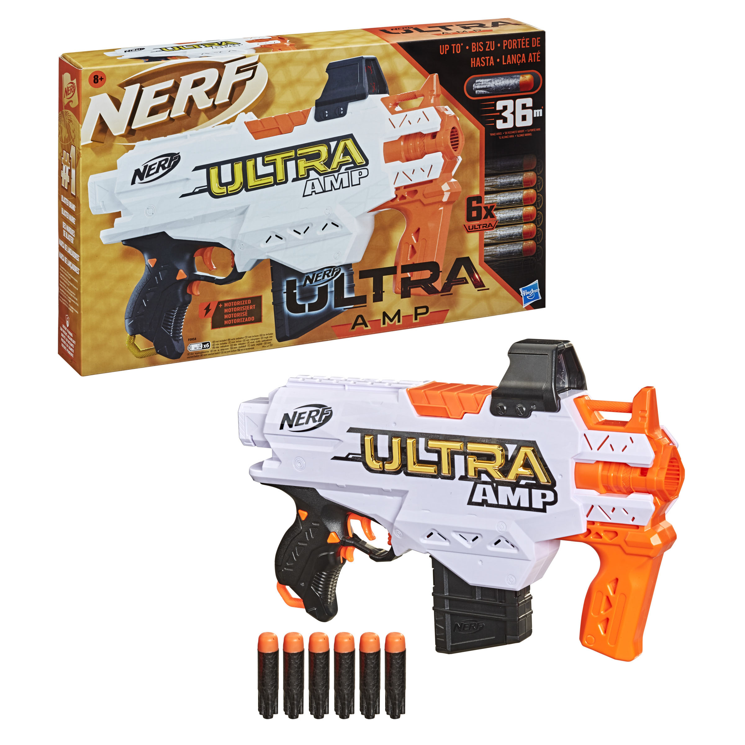 Lança Dardos Hasbro Nerf Fortnite SMG-L Motorizado, com 3 Alvos e