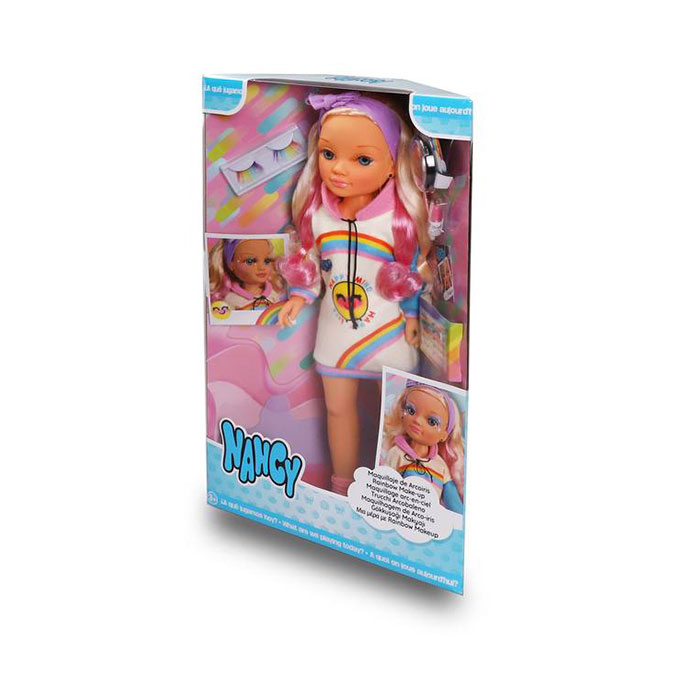 Boneca Famosa Nancy: Maquilhagem de Arco-Íris | PCDIGA
