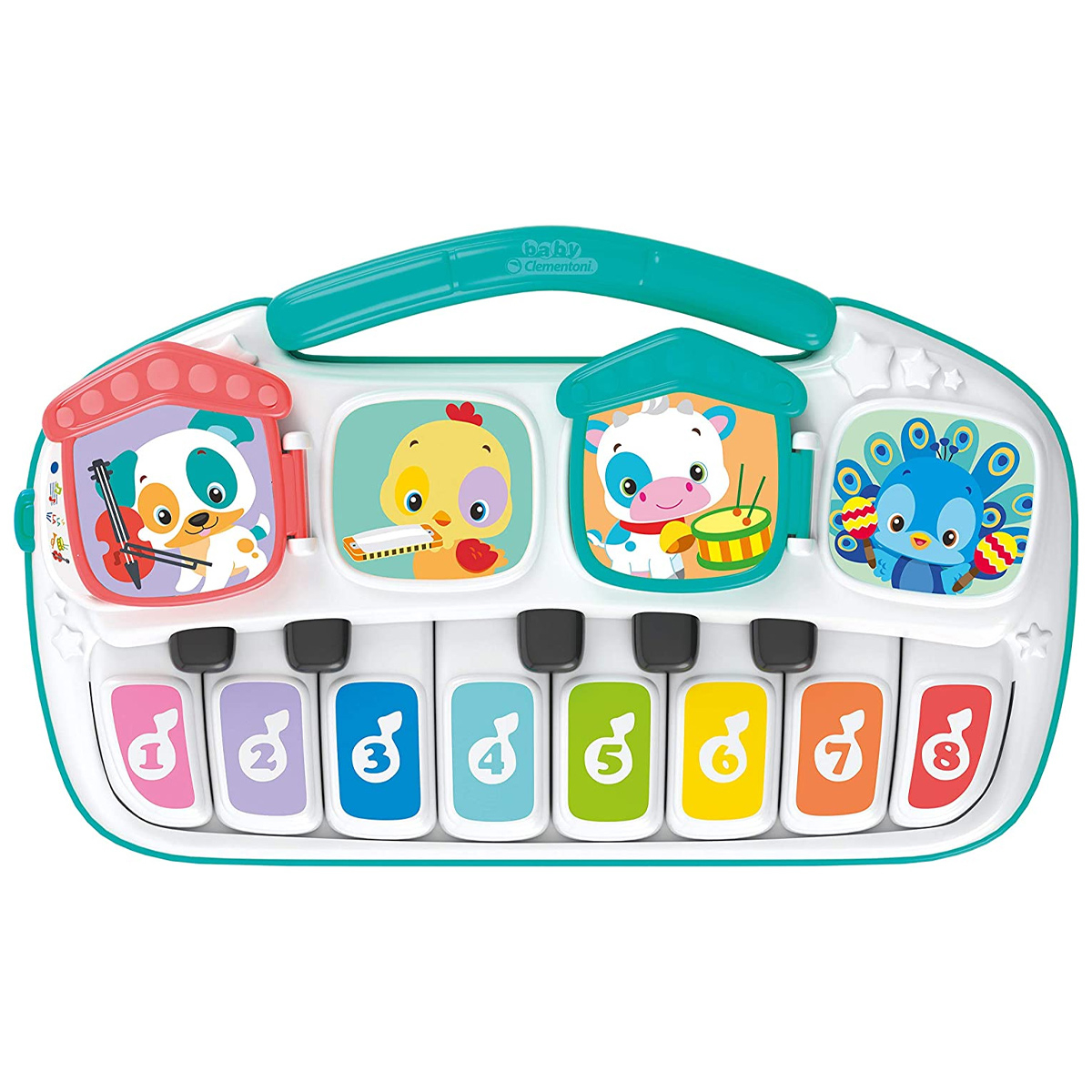 Super Teclado Piano Musical Infantil Bebe Educativo Sons Cor Mickey