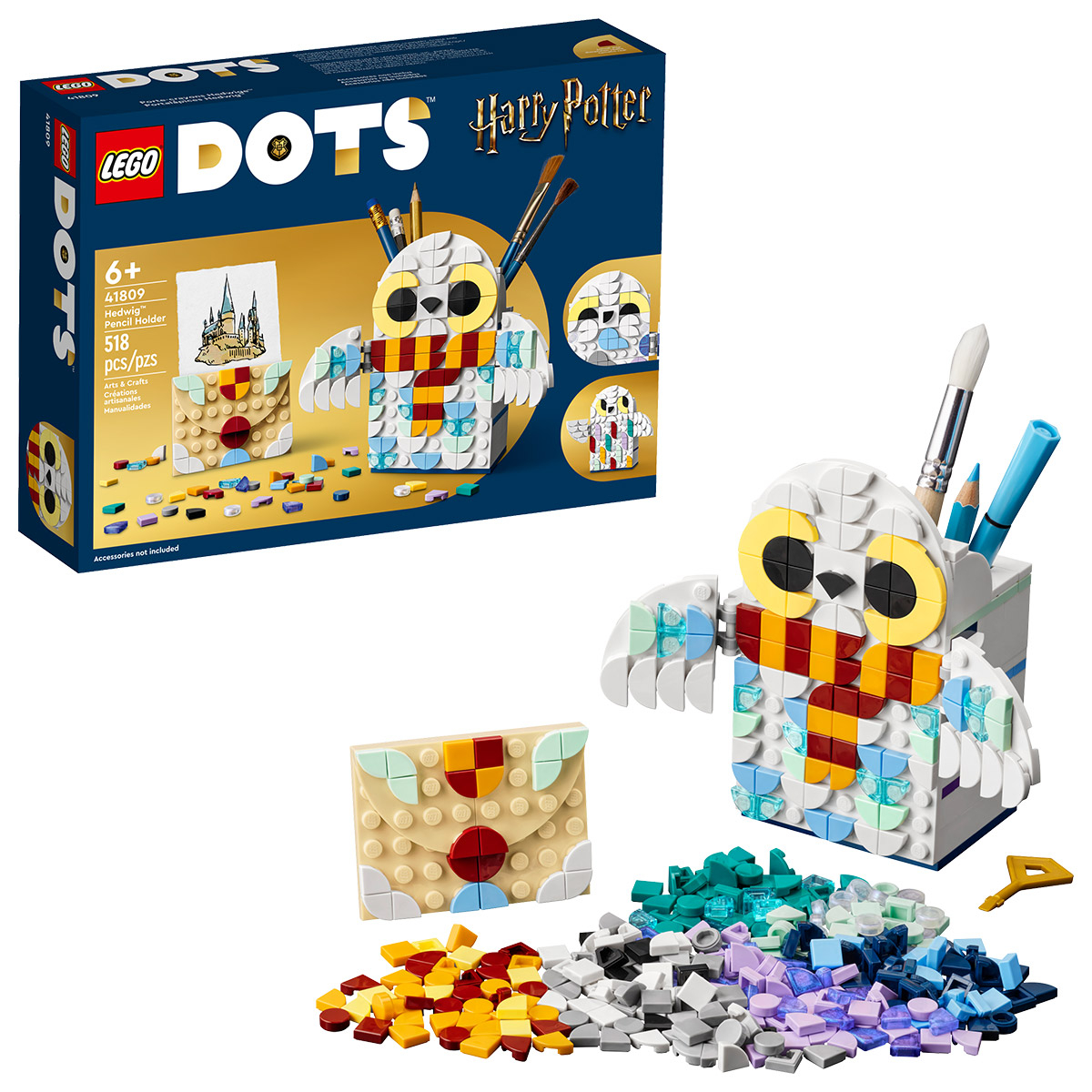 LEGO® DOTS Copo para Lápis de Hedwig™ - kit de secretária DIY com decoração  da coruja do Harry Potter™ · LEGO · El Corte Inglés