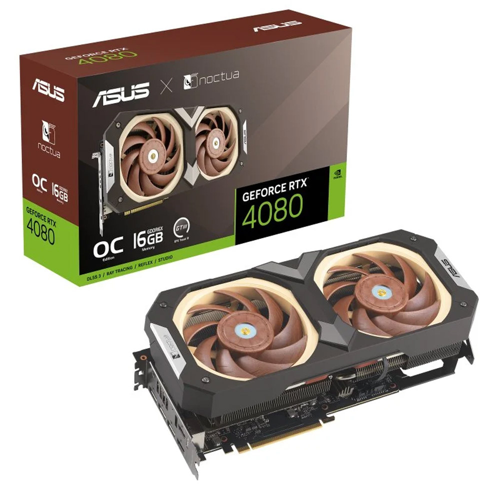 Placa Gráfica Asus GeForce RTX 4080 Pro Art 16GB GDDR6X OC-PCI-E  nVidia-Placas Gráficas-Componentes