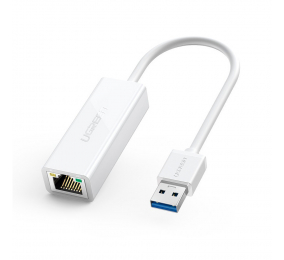 Adaptador UGREEN CR111 USB 3.0 para RJ45 Gigabit Ethernet Branco