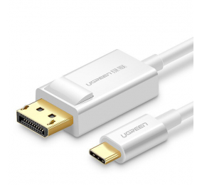 Cabo UGREEN MM139 USB-C para DisplayPort 1.5m Branco