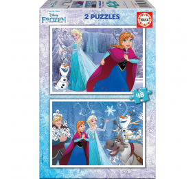 Puzzle Educa Frozen 2x48 Peças