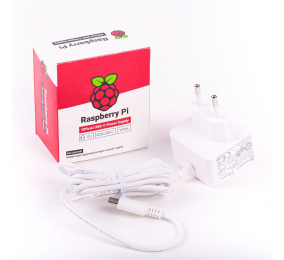 Transformador Raspberry Pi 5V 3.0A USB Type-C Branco