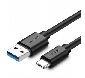 Cabo UGREEN US312 USB-C para USB 3.0 Type A M/M 1m Preto