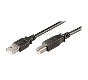 Cabo Ewent EW-UAB USB 2.0 Type A Macho > Type B Macho 3m Preto
