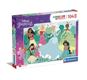 Puzzle Clementoni Disney Pricess - Supercolor Puzzle - 104 Peças