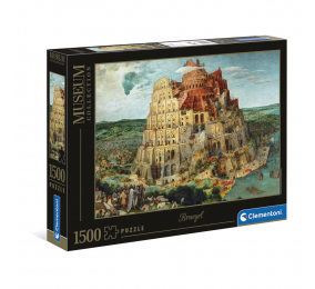 Puzzle Clementoni Elements Museum Bruegel, The Tower of Babel - 1500 Peças