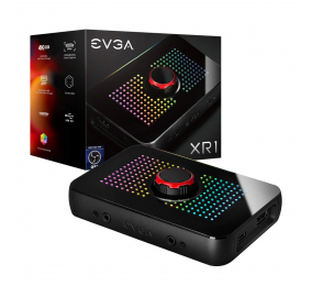 Placa de Captura EVGA XR1 USB3.0 4K HDR Pass Through ARGB Audio Mixer