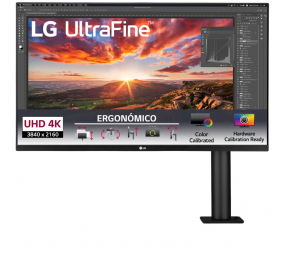 Monitor LG UltraFine Display Ergo 32UN880-B IPS 31.5" 4K UHD 16:9 60Hz FreeSync