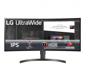 Monitor Curvo LG UltraWide 34WN80C-B IPS 34" UWQHD 21:9 60Hz