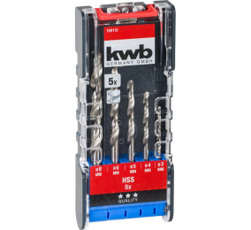 Conjunto KWB Classic Brocas para Metal Powerbox 5 Peças 