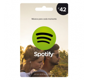 Cartão Spotify Music 42 Euros