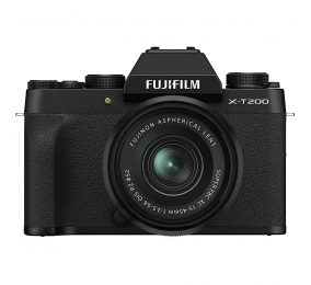 Máquina Fotográfica Mirrorless Fujifilm X-T200 Digital Preta com Lente 15-45mm
