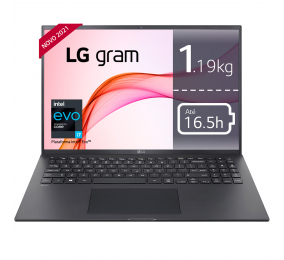 Portátil LG gram 16Z90P 16" WQXGA | i7-1165G7 | 16GB RAM | SSD 512GB | W10 Home