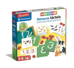 Jogo Clementoni Montessori Números Tácteis