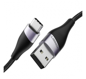 Cabo UGREEN USB-A para USB-C 3A Fast Charging 2m Preto