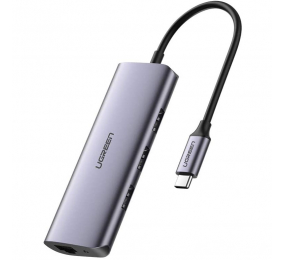 Hub UGREEN CM252 USB-C to 3 x USB 3.0+RJ45+Micro USB