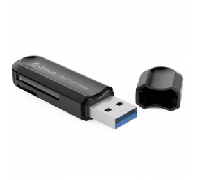 Leitor de Cartões de Memória Orico CRS21 TF/SD USB 3.0 Preto
