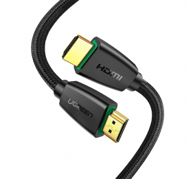 Cabo HDMI UGREEN HD118 M/M 4K Ultra HD HDMI 2.0 3m Trançado Preto
