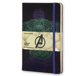 Caderno Grande Pautado Moleskine Os Vingadores - Incrível Hulk