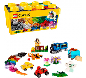 LEGO Classic: Caixa Média de Peças Criativas LEGO | Idades 4-99 | 484 Peças | Item 10696
