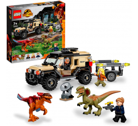 LEGO Jurassic World: Transporte de Piroraptor e de Dilofossauro | Idades 7+ | 254 Peças | Item 76951