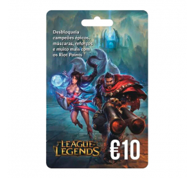 Cartão Riot Games League Of Legends 10 Euros