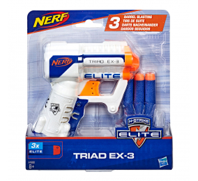 Pistola/Lançador Hasbro Nerf N-Strike Elite Triad EX-3