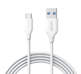 Cabo Anker PowerLine Select+ USB-A p/ USB-C 1,8m Branco