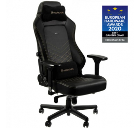 Cadeira Gaming Noblechairs HERO PU Leather Preta/Dourada