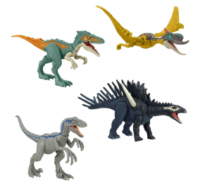 Sortido Figuras Mattel Jurassic World  Dinaussauros Ferozes - Envio Aleatório