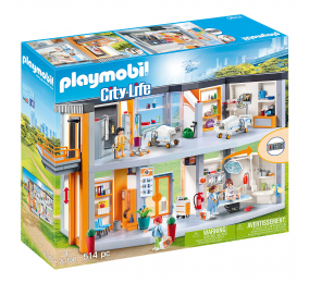 Playmobil: Hospital com Mobília 514 Peças | Idades 4+ | Item 70190