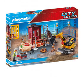 Playmobil: Mini Escavadora 117 Peças | Idades 5+ | Item 70443