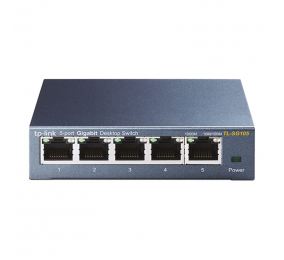 Switch TP-Link TL-SG105 5 Portas Gigabit UnManaged Wall Mountable