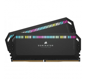 Memória RAM Corsair Dominator Platinum RGB 32GB (2x16GB) DDR5-5200MHz CL40 Preta
