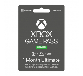 Cartão Microsoft Xbox - Game Pass Ultimate Subscrição 1 Mês