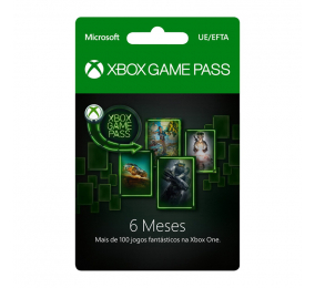 Cartão Microsoft Xbox - Game Pass Subscrição 6 Meses