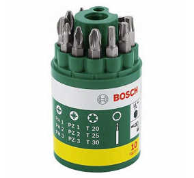 Conjunto Bosch Professional Pontas e Bits 10 Peças 