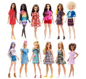 Sortido Mattel Boneca Barbie Fashionista - Envio Aleatório