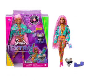 Boneca Mattel Barbie Extra Tranças Rosa