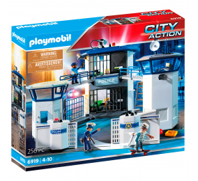 Playmobil: Esquadra da Polícia com Prisão 256 Peças | Idades 4+ | Item 6919