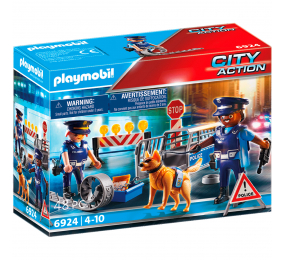 Playmobil: Controlo Policial 48 Peças | Idades 4+ | Item 6924